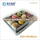 2018 new style hot selling Food grade 24 pcs blister macarons packaging box,cake clamshell,plastic macaron tray