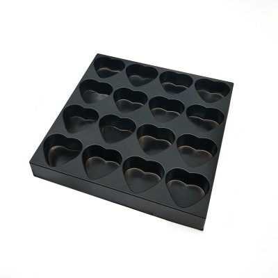 Custom chocolate plastic blister clamshell packaging insert tray for retail consumer pack