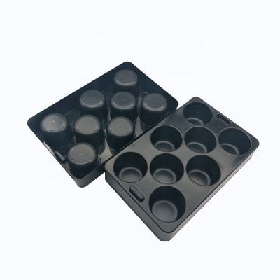 bespoke PVC PP black Plastic tray Box Packaging