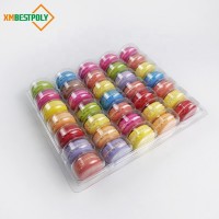 35 Macaron Plastic Blister Clamshell Chocolate Insert Tray Packaging