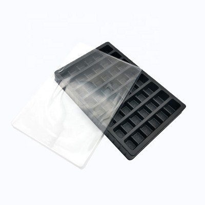 Plastic transparence windows Box Packaging for food box